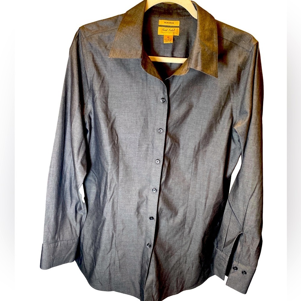 Gold label investments size 12 ladies long sleeved top